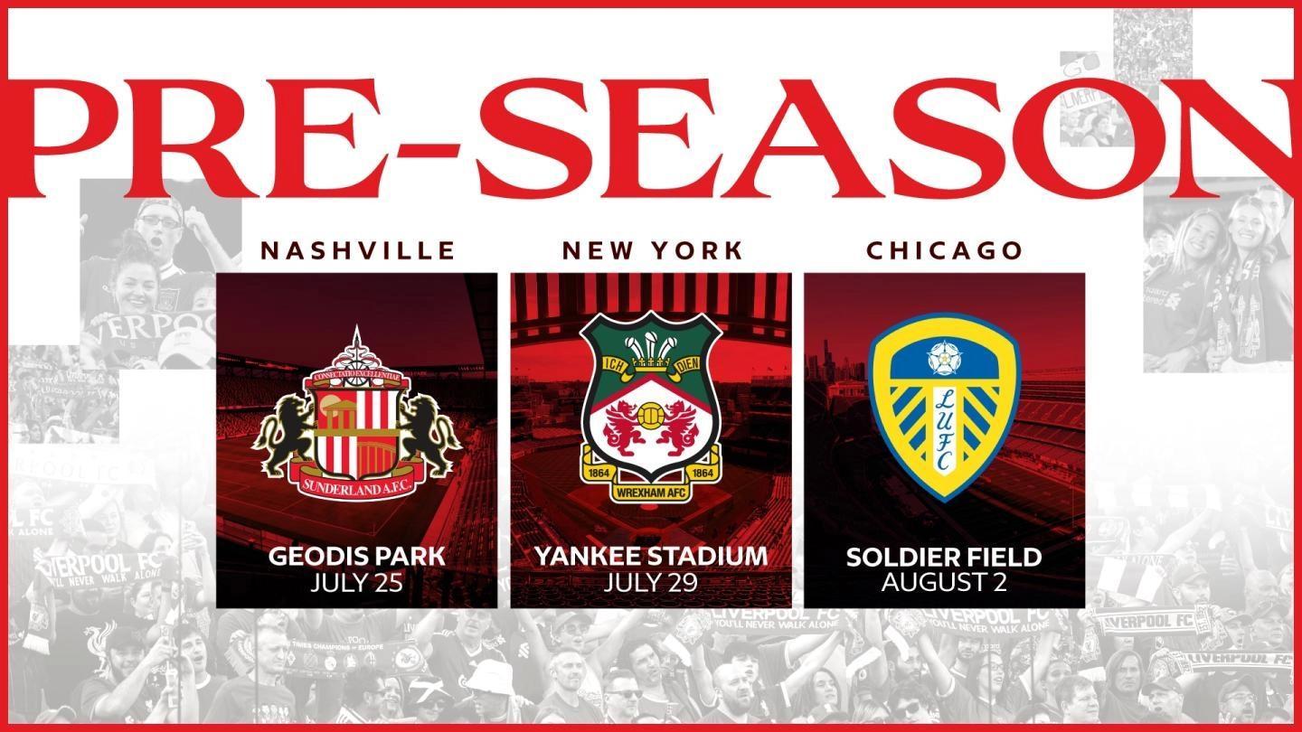 开云体育官网-官方：利物浦今夏赴美国踢季前赛，对阵黑猫、利兹、雷克瑟姆